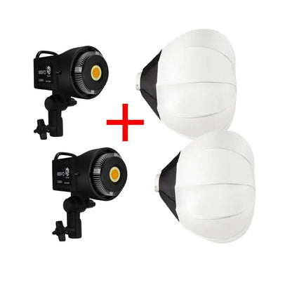 2 pack 100W Photography LED Video Light  Daylight-Balanced Sun Lamp for Portrait Flash Studio Accessories Youtube Live