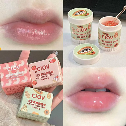 Crystal Temperature Change Lip Balm Vitality Color Lipstick Peach Girl Lip Balm Change Lipstick Lip Care Beauty Makeup TSLM1