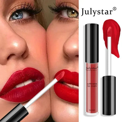 1pc Waterproof Liquid Lipsticks Lip Makeup Matte Velvet Lipstick Lip Gloss Red Sexy Cosmetic 6 Colors Long Lasting Lip Glaze