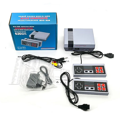 NES 620 Mini TV Family TV Video Game Console Built-in Games Mini 8-Bit Retro FC Video Game TV Console AV Output for Gift