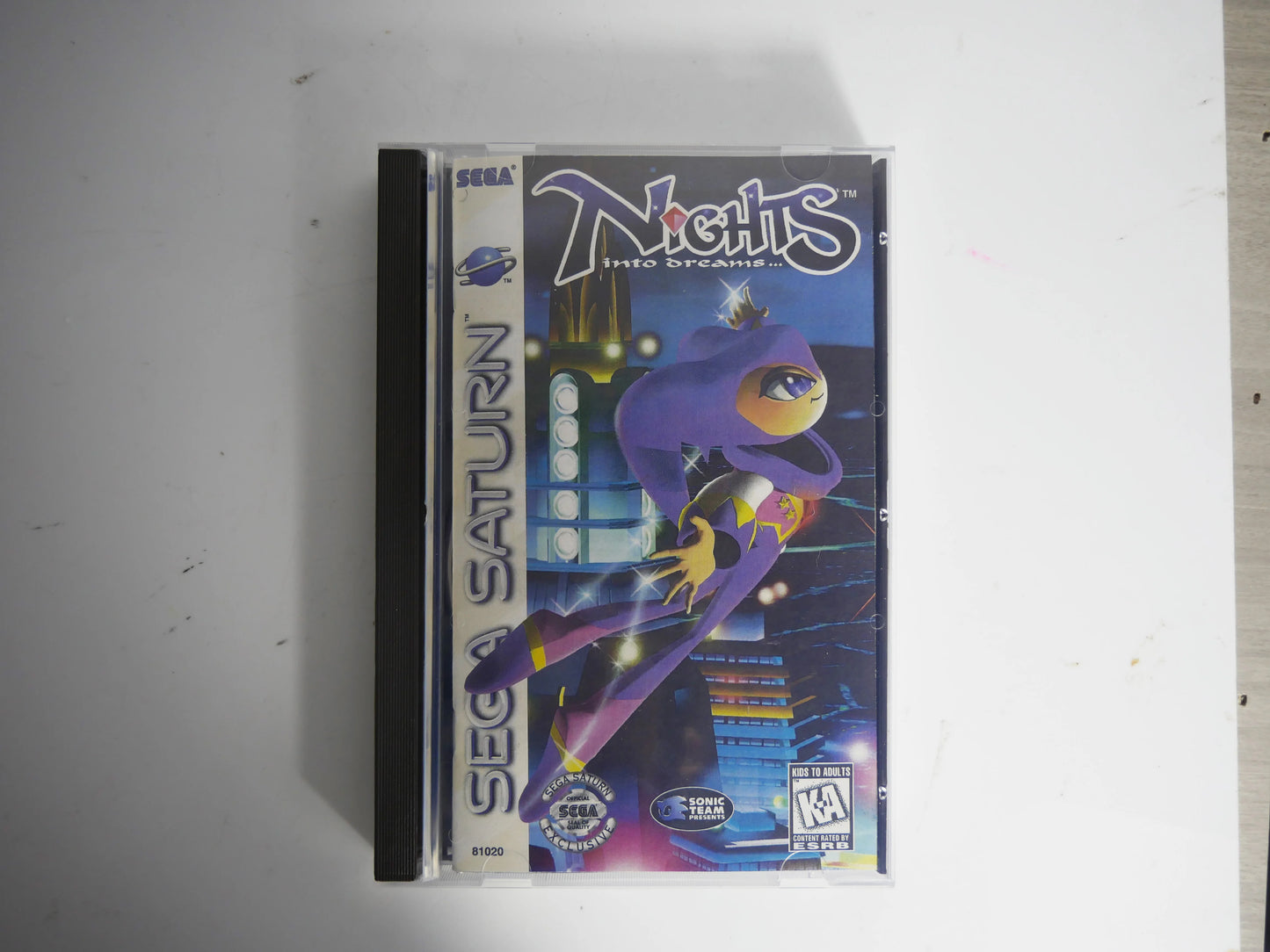 Saturn Copy Disc Game Nights into Dreams With Manual Unlock Console Game Retro Video Direct Reading Game