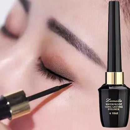 Long-lasting hard-tipped gel eye ultra-fine waterproof black liquid eyeliner pen