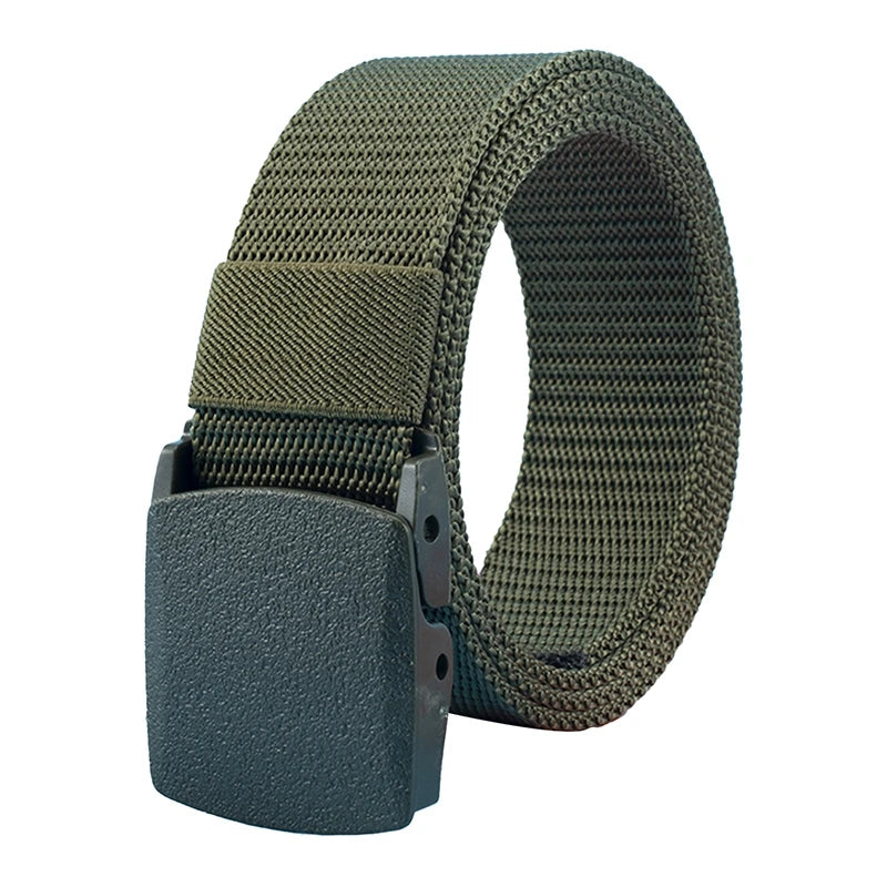 120cm Long Military Tactical Waist Belt Adjustable Plastic Buckle Nylon Belts Trousers Straps Men High Quality Pants Waistband