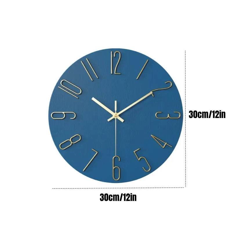 3D Digital Clocks Living Room Wall Clock Simple Creative Household Dial Watch Fashion Decorative Clock 12 inch 30CM Wall Clocks