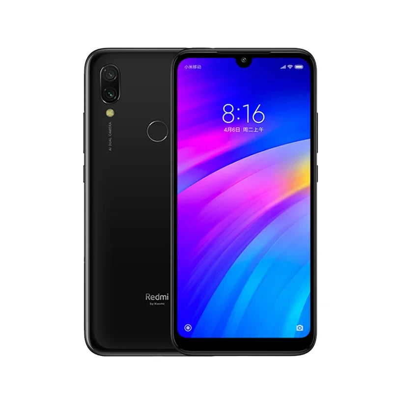 Original Xiaomi Redmi 7 Smartphone Global ROM 4+64Gb 6.26 Inch HD Screen Octa Core 4000 MAh Unlocked Android 4G Mobile Phones