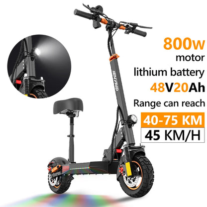 11 inch electric scooter adult 60V 6000w off road stunt scooter 85km / h double drive motor version waterproof