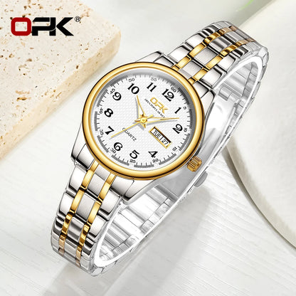 OPK 8110 Watch For Women Quartz Watch Waterproof Classic Luxury Brand Ladies Watch Stainless Steel Strap Watches Reloj Mujer