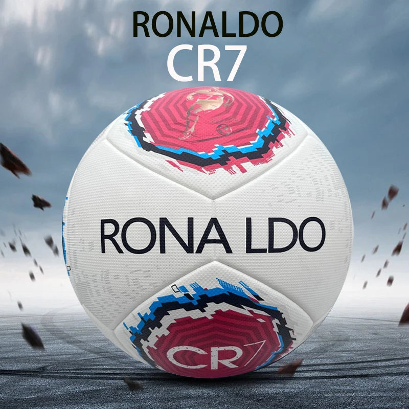 BALONES DE FÚTBOL OFICIALES DE ALTA CALIDAD DE CR7 DE RONALDO 2024 TAMAÑO 5