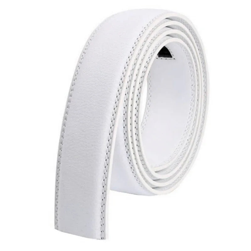 Men's automatic belt body 3.5cm genuine leather belt strip buckle free transfer film two-layer cowhide