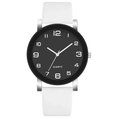 Fashion Simple Leather Clock Watches Quartz Watch Women Men Casual Digital Wristwatch Couple Watches 여자시계  Relojes Para Mujer