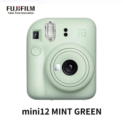 Origin Fujifilm Instax Mini 12 Instant Camera Pink/Blue/Gray/White/Purple with Instax Mini Film Photo Paper