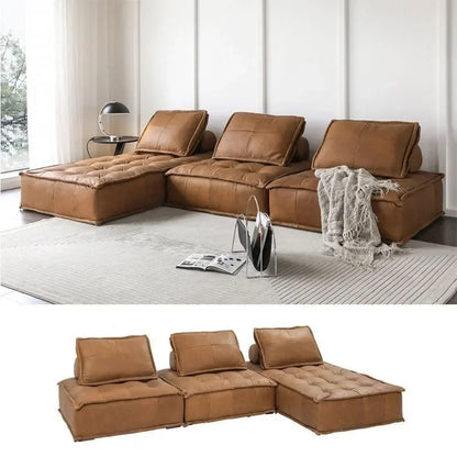 Italian Tofu Block Fabric Sofa Room Combination Square Sofa Tatami Single Double Technology Cloth Apartment Living lazy sofa