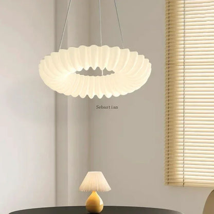 Bedroom Pendant Light, Internet Famous, Cream Style, Room Pendant Light,Restaurant Bar Desk Light Simple, Modern and Cozy