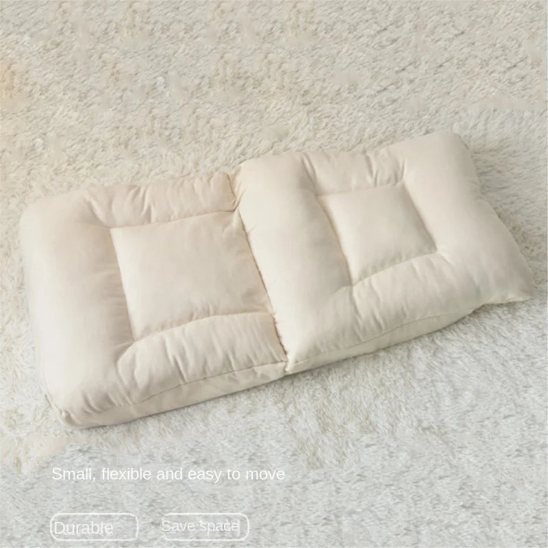 X&D Folding Exquisite Lazy Sofa PP Cotton Compact And Easy To Store Tatami Single Bedroom Casual Foldable Sofa Bed Tofu Chairs