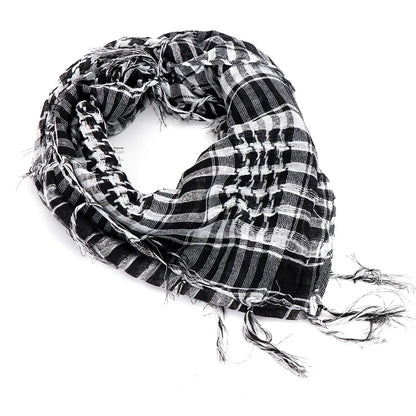 2024 New Military Tactical Desert Hijab Scarf Muslim Headscarf Islam Arab Keffiyeh Head Neck Scarves Wrap for Men and Women