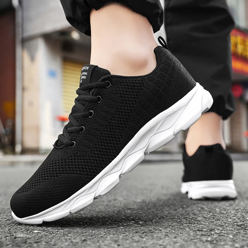 Shoes Breathable Lightweight Unisex Mesh Casual Sneakers Men Walking Footwear Summer