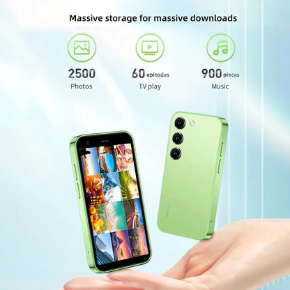 SOYES S26 Ultra-thin Smartphone 2GB RAM 16GB ROM Android8.1 Dual SIM Standby 1000mAh 3G Network Compact Mobile Phone