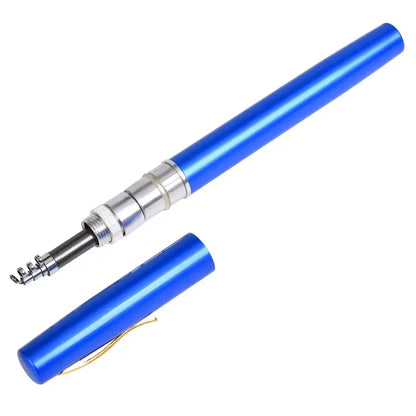 1/1.2/1.4/1.6M Portable Pocket Telescopic Mini Fishing Pole Pen Shape Folded Fishing Rod Without Reel Wheel