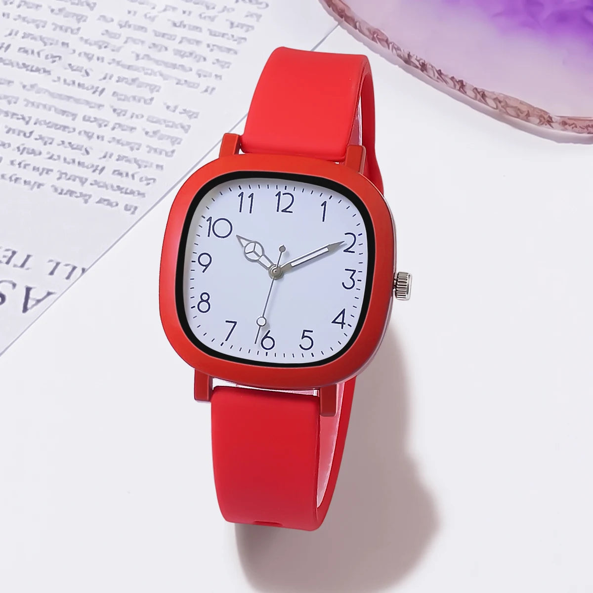 Fashion Women Watch Silicone Quartz Wristwatches For Women Clock Christmas Gift Valentine's Day Ladies Watches Reloj Mujer