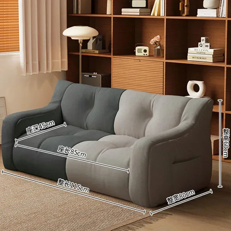 Luxury Home Sofa Modern Small Sofa Lazy Leisure Balcony FloorRecliner Italian Living Room Sofás Para Salón Postmodern Furniture