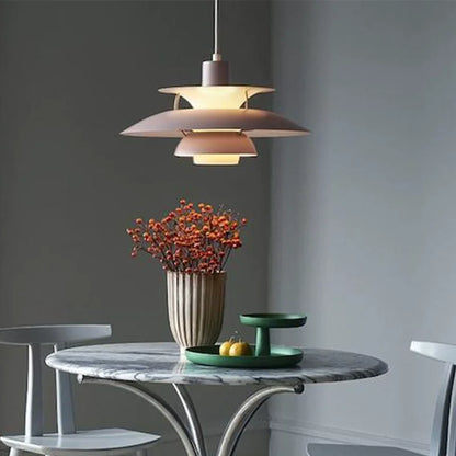 Nordic Chandelier PH5 Danish  Flying Saucer Design Bedroom Simple Modern Restaurant Bar Bedside Lamps Room Decor Pendant Light