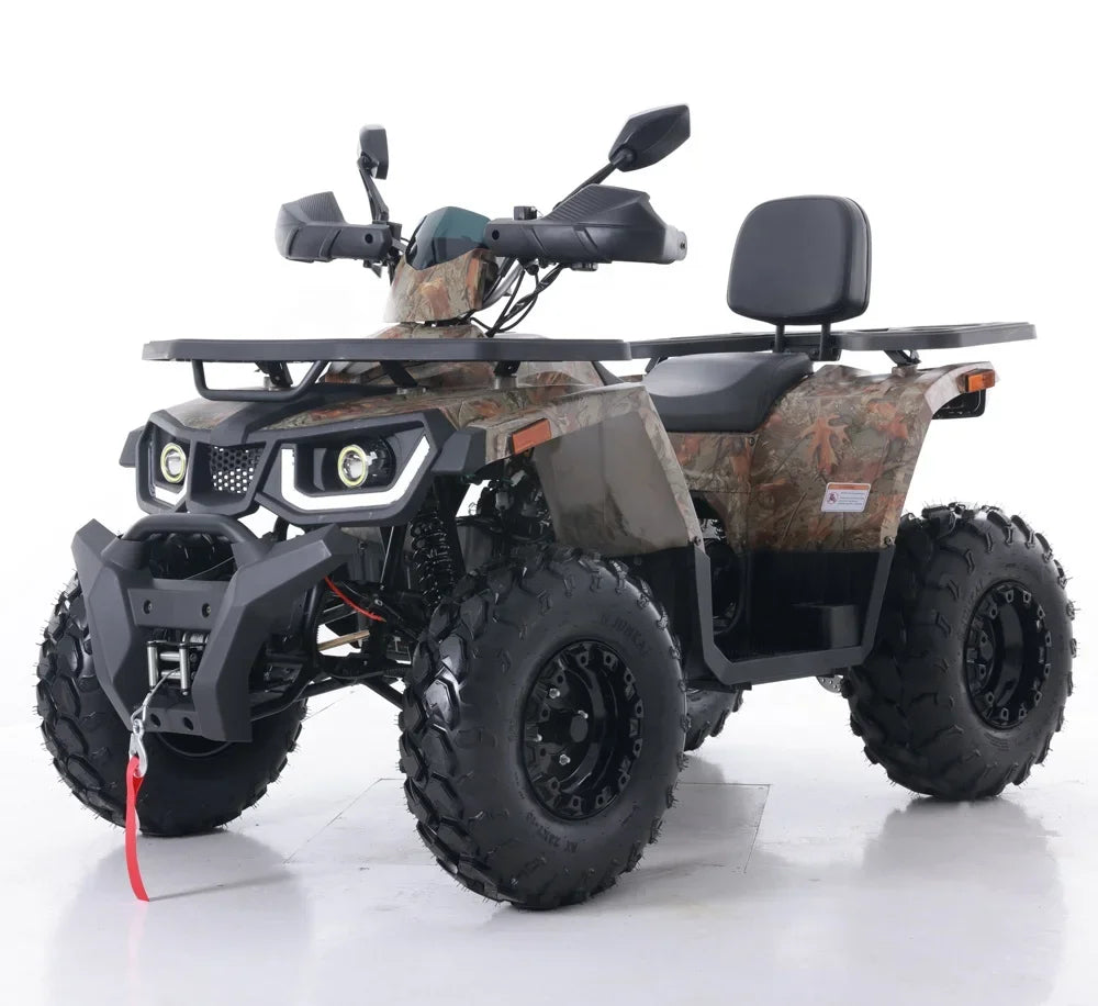 Tao Motor  2024 New Cheap Chinese Farm Automatic Chain Driving Cuatrimotos ATV Quad Bike 200cc ATV