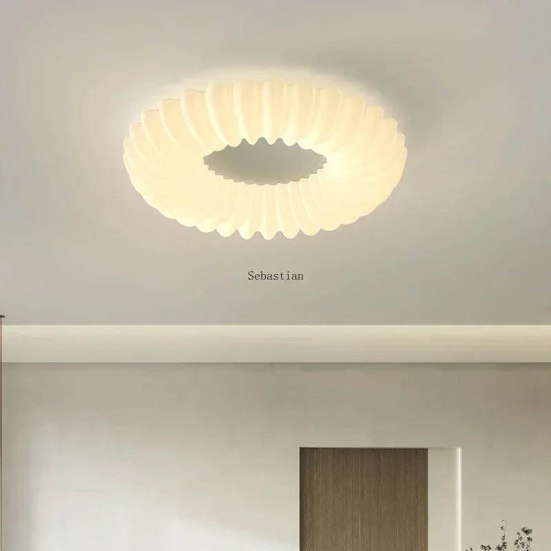 Bedroom Pendant Light, Internet Famous, Cream Style, Room Pendant Light,Restaurant Bar Desk Light Simple, Modern and Cozy