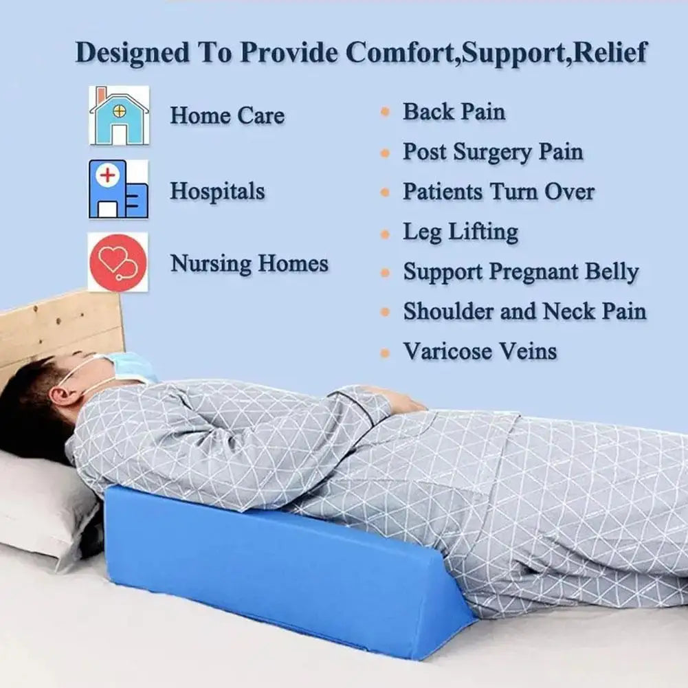 Pressure Reduce Cushion Hotel Home Wedge Pillow Comfortable Firm Foam Office Pain Relief Posture Correct Aid Back Support Soft