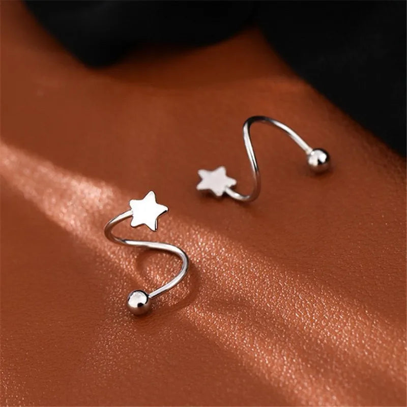 Korean Fashion Shiny Zircon Four Claws Stud Earrings for Women Dainty Ear Studs Girls Birthday Party Wedding New Fashion Jewelry