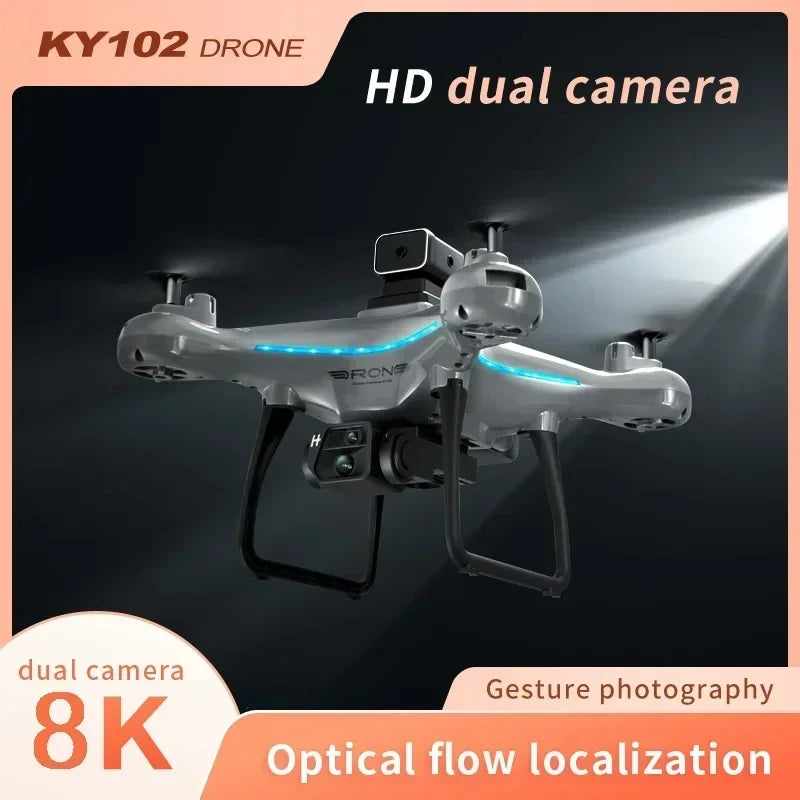 Xiaomi New KY102 RC Drone 8K Professional Dual Camera Aerial 360° Quadcopter RC Obstacle Avoidance Optical Flow Aerial Drone