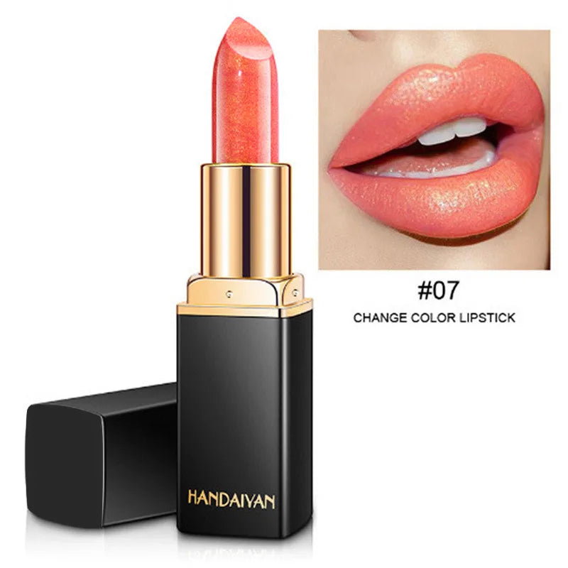 9 Colors Golden Glitter Matte Velvet Nude Metal Lipstick Shimmer Sexy Red Pigments Makeup Long Lasting Waterproof Profissional