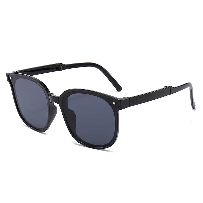 New Fashion Net Red For Men And Women Portable Folding Sunglasses