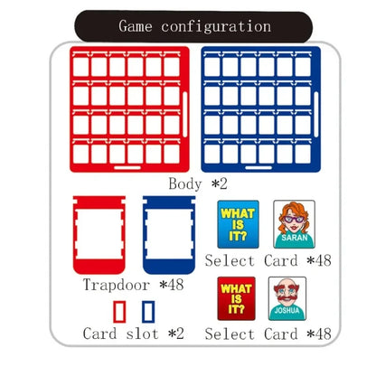 Head Game with Logical Thinking Puzzle Toy Children's Parent-Child Guess Who I Am Board Game Board Game