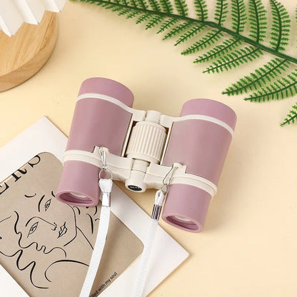 Jungle Binoculars Magnifying Glass Portable Children Magnification Toy Shockproof Telescope for Birthday Hiking Presents