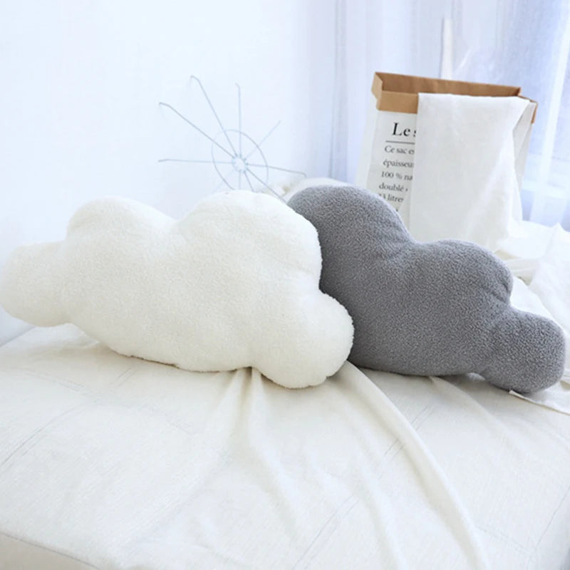 Super Soft PP Cotton Pillow Stuffed Cloud Shaped Cushion White Cloud Room Chair Sofa Decor Pillow Seat Cushion Gift