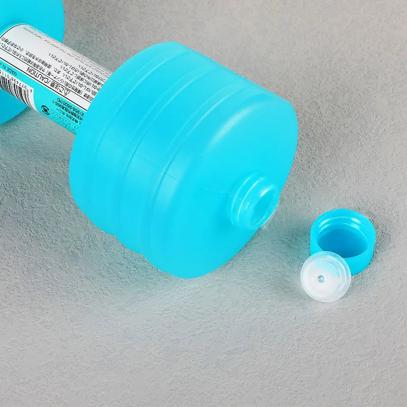 1kg Comprehensive Home Water Flooding Dumbbells For Fitness Aquatic Barbell Gym Weight Loss Exercise Women Accessories