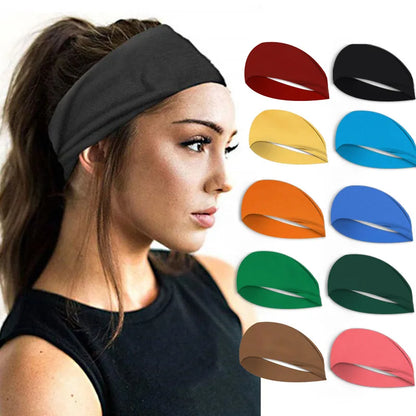 Kiss Jewelry Women's Sports Breathable Sweat-absorbing Headband Summer Y2K Fashion Elastic Bandana Outdoor Hair Bands Jewelry