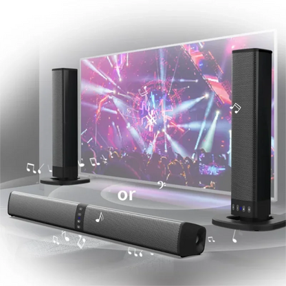 Powerful Soundbar Sound Radio Blaster Bar Audio TV PC Computer Subwoofer Wireless  Home Theater Speaker