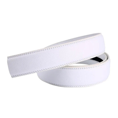 Men's automatic belt body 3.5cm genuine leather belt strip buckle free transfer film two-layer cowhide