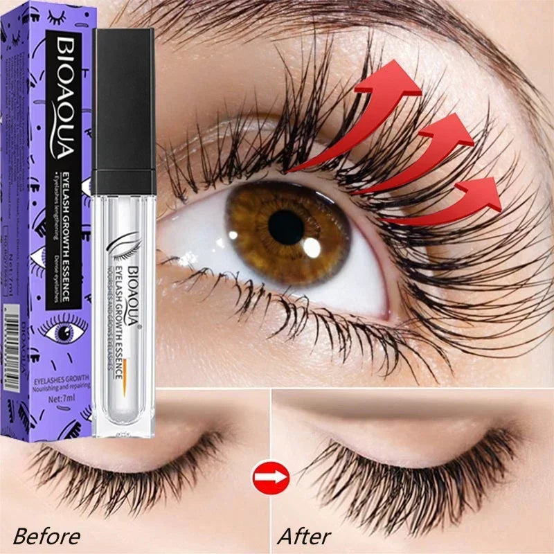 7 Days Fast Eyelash Growth nutrition Serum Natural Curl Health Volume & Thicken Eyelash Treatment Eyelash & Eyebrow Enhancer