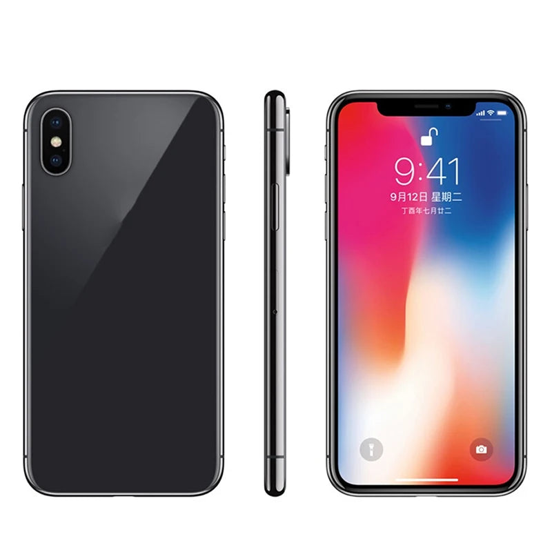 Original Unlocked Apple iPhone X 256GB 64GB 5.8 inch Hexa Core iOS A11 3GB RAM 12MP 4G LTE with Face ID Cellphone