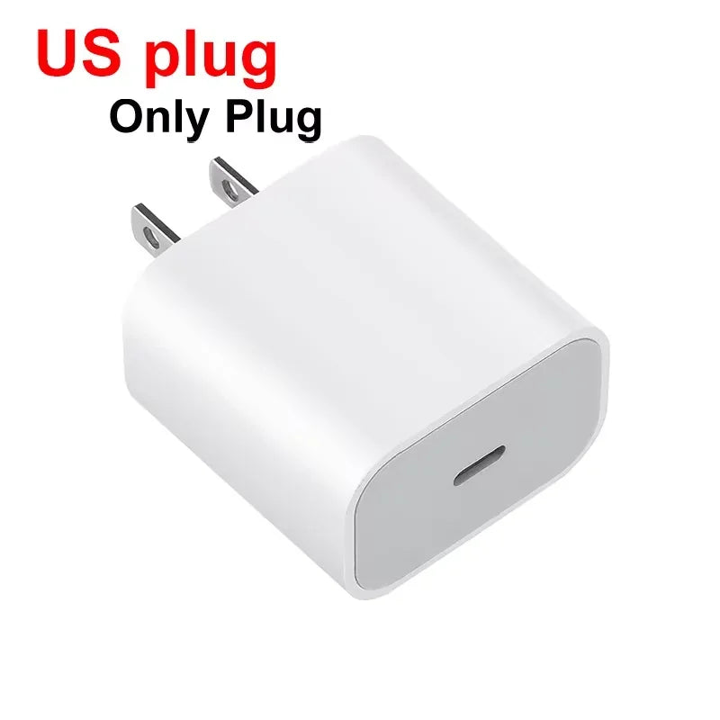 PD Charger 20W Fast Charging USB C Charger For iPhone 15 14 13 Pro Max Mini X XS Quick Charge Type C Phone Charger Power Adapter