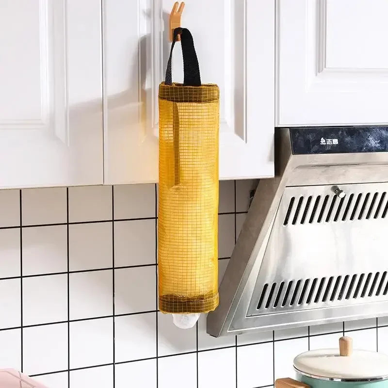 3/1 PCS Garbage Bag Storage Kitchen Garbage Organizer Plastic Bag Holder Organizing Hanging Garbage Collection Storage Bag