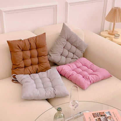 Soft Chair Cushion Home Sofa Seat Pads Solid Color Square Backrest Seat Cushion Office Sofa Seat 40x40 cushions Chair Cushion