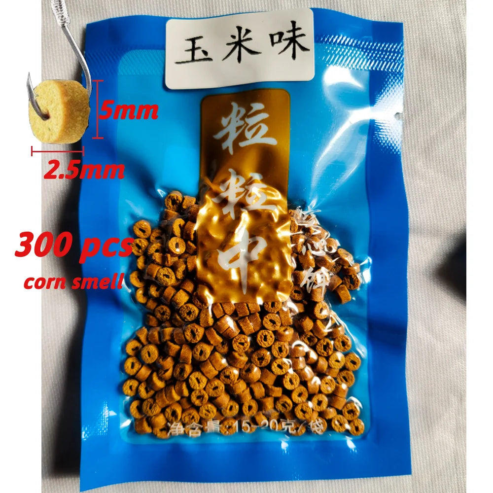 Fishing Feed Attractant Hollow Granular Lure Nutrition Food Fishy Flavor Scent Pesca Carp Atomization Fiber Bite Hook Soft Bait