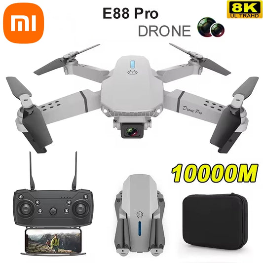 Xiaomi  E88 Pro Aerial Photography Aircraft 8K Dual Camera Drone Three-Axis Gimbal Automatic Cruise Folding Drone