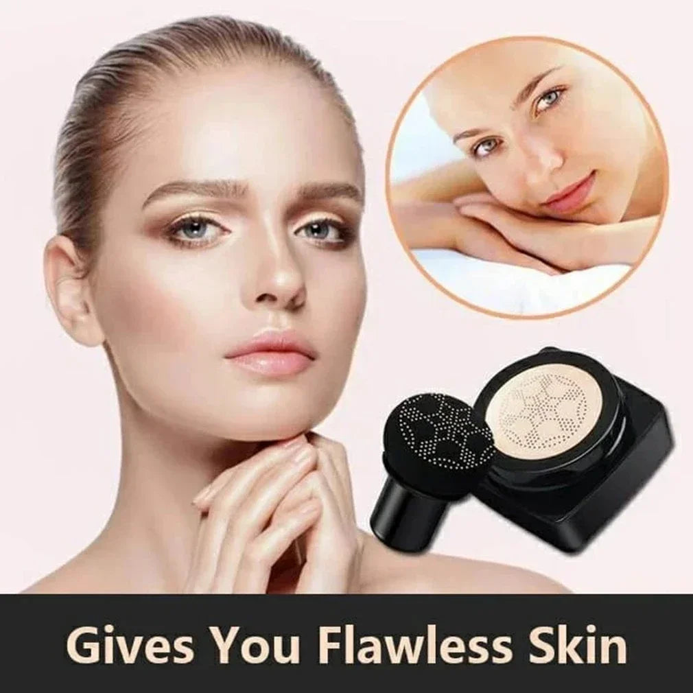 Mushroom Head Air Cushion BB Cream Foundation Cream for Face Makeup Concealer Air Cuhsion for Face Base with Whitening CC Cream