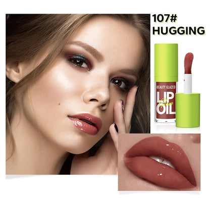 8 Colors Moisturizing Candy Lip Gloss Pearlescent Lustrous Mirror Nude Lip Stain Natural Lip Oil Valentine's Day Gifts Lipstick