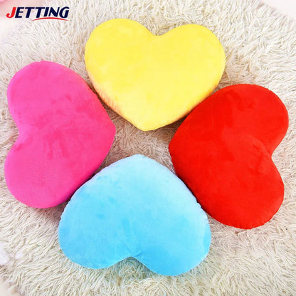 Cute Heart Shaped Plush Pillow Soft Sleeping Pillow Living Room Decor Valentines Day Gifts Comfortable Love Pillow Sofa Cushion