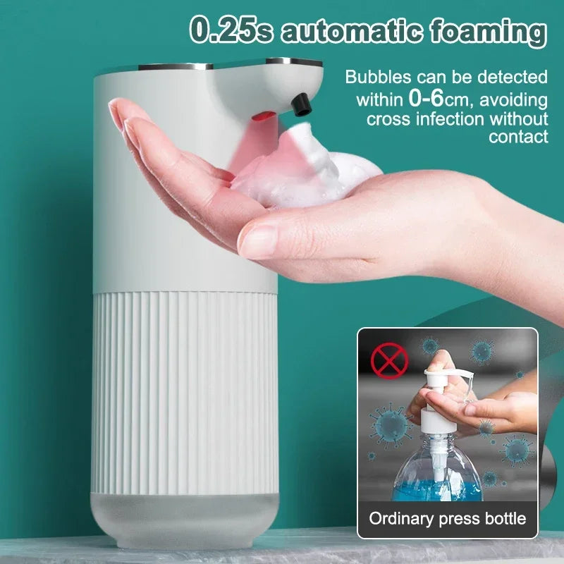 XIAOMI 350ml Automatic Soap Dispenser Foam Wall Mounted Touchless Smart Display Infrared Sensor Soap Dispensers Hand Washer